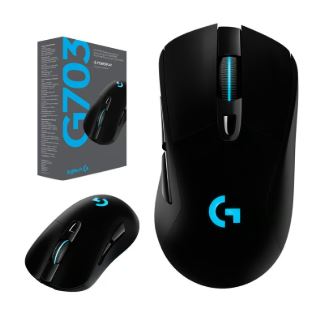 Mouse Logitech G703 HERO, Inalambrico Lightspeed, 910-005638