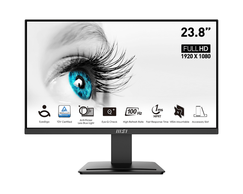 Monitor MSI MP 2412 FLAT 100Mhz HDMI, 23.8 DP 1920 x 1080 FHD