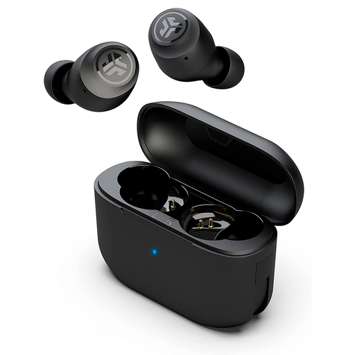 [15593] Audífonos JLAB GO AIR POP TW Color Negro 8hrs + 24hrs case, Bluetooth 5.1, IPX4 -  EBGAIRPOPRBLK124