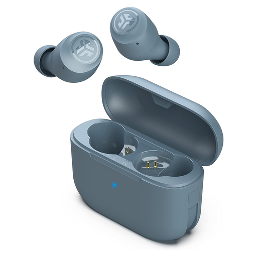 [15594] Audífonos JLAB GO AIR POP TW Color Gris 8hrs + 24hrs case, Bluetooth 5.1, IPX4 -  EBGAIRPOPRSLT124