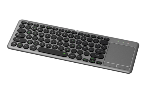 [16124] Teclado inalámbrico KeyGlider Klip Xtreme, conexión dual Bluetooth y 2,4 GHz con panel táctil, KCK-550S