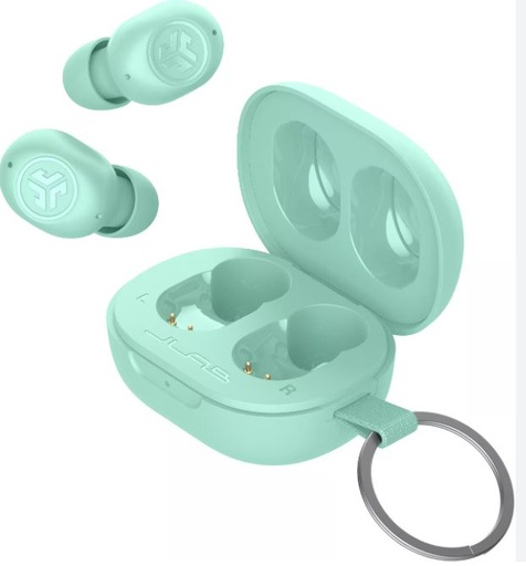 [16365] Audífonos JLAB, JBUSD MINI COLOR MENTA 20Hrs. total,  Bluetooth v5.3, 30% smaler, apple-android conexion 2 disposit.- EBJBMINIRMNT124