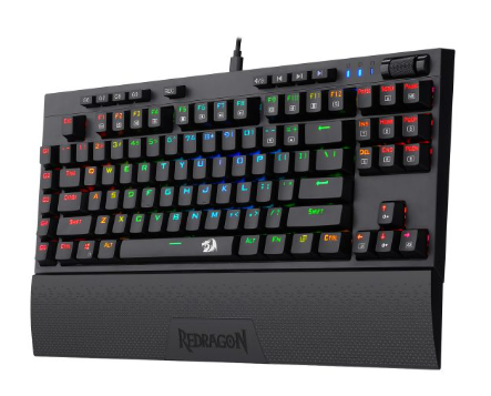 [16432] Teclado Mecánico Broadsword RGB Pro Negro TKL, Switch Rojo, K588