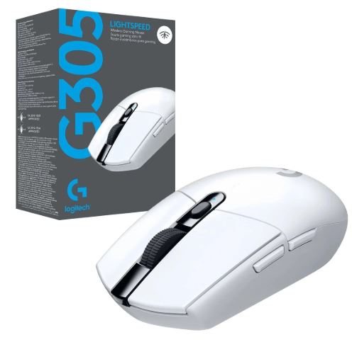 [16785] Mouse Logitech Gaming G305 Wireless Mouse Blanco, 910-005289
