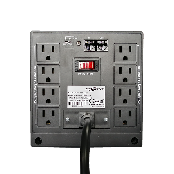 Regulador de Voltaje Centra RPRO3000 3000VA/1500W