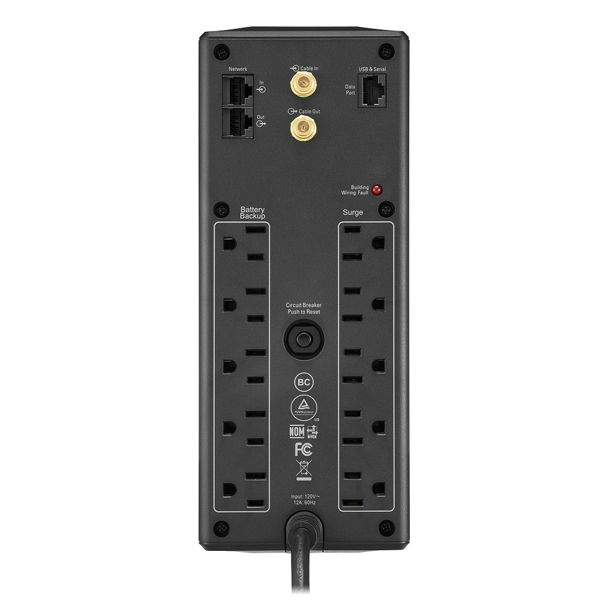 UPS APC PRO BX1350VA - 810W 10 Salidas LCD BX1350M-LM60