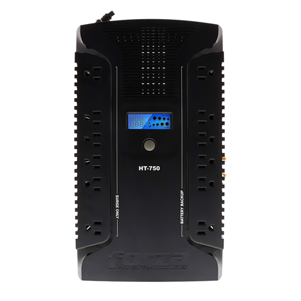 UPS Forza HT 750VA, 375W, 120V, 12 Salidas, 2 USB, LCD HT-750LCD