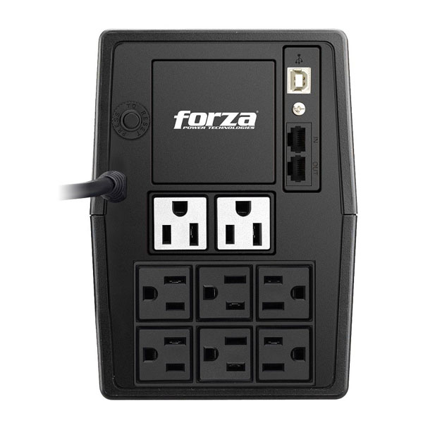 UPS Forza SL 1000VA, 600W, 120V, 8 Salidas, LCD, SL-1011UL