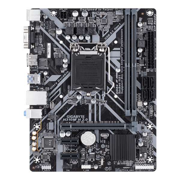 Motherboard Gigabyte H310 M.2 2.0 LGA1151 DDR4