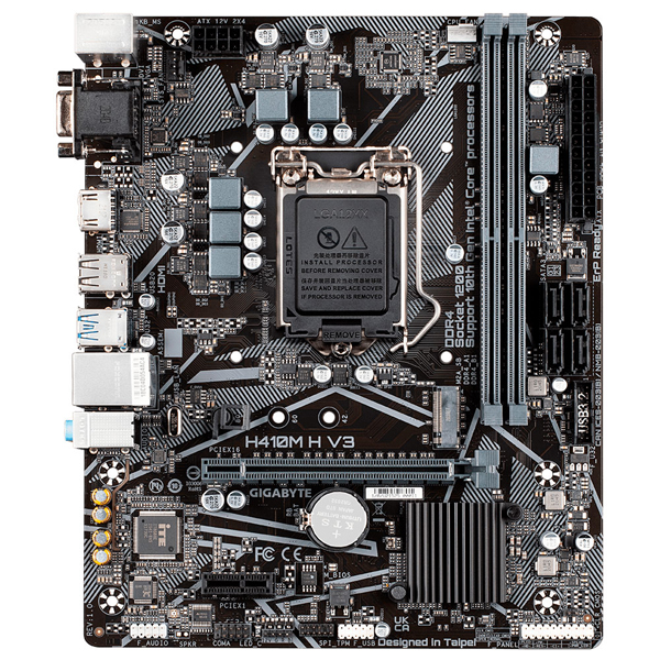 Motherboard Gigabyte H410M-H V3 Intel DDR4 LGA 1200