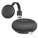 Google Smart TV KIT, ChromeCast + Google Home Mini