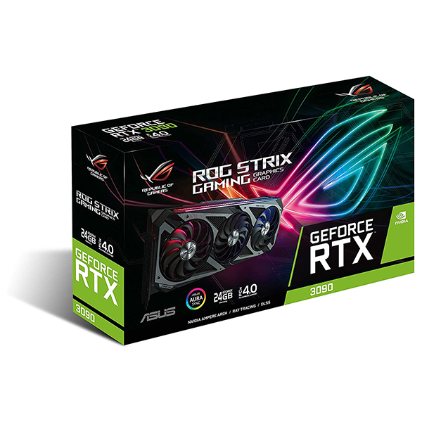 Tarjeta de video ASUS ROG STRIX RTX 3090 OC 24GB GDDR6X PCIe 4.0