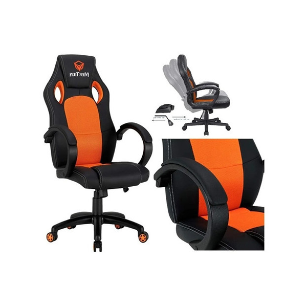 Silla Gaming Meetion Negro Naranja MT-CHR05