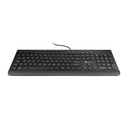 Klip Xtreme - Keyboard - Wired - Spanish - USB - Black - Multimedia KKM-252S