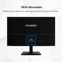 Hyundai 21.45" FHD, Flat Office Monitor 21FOM Series – Black
