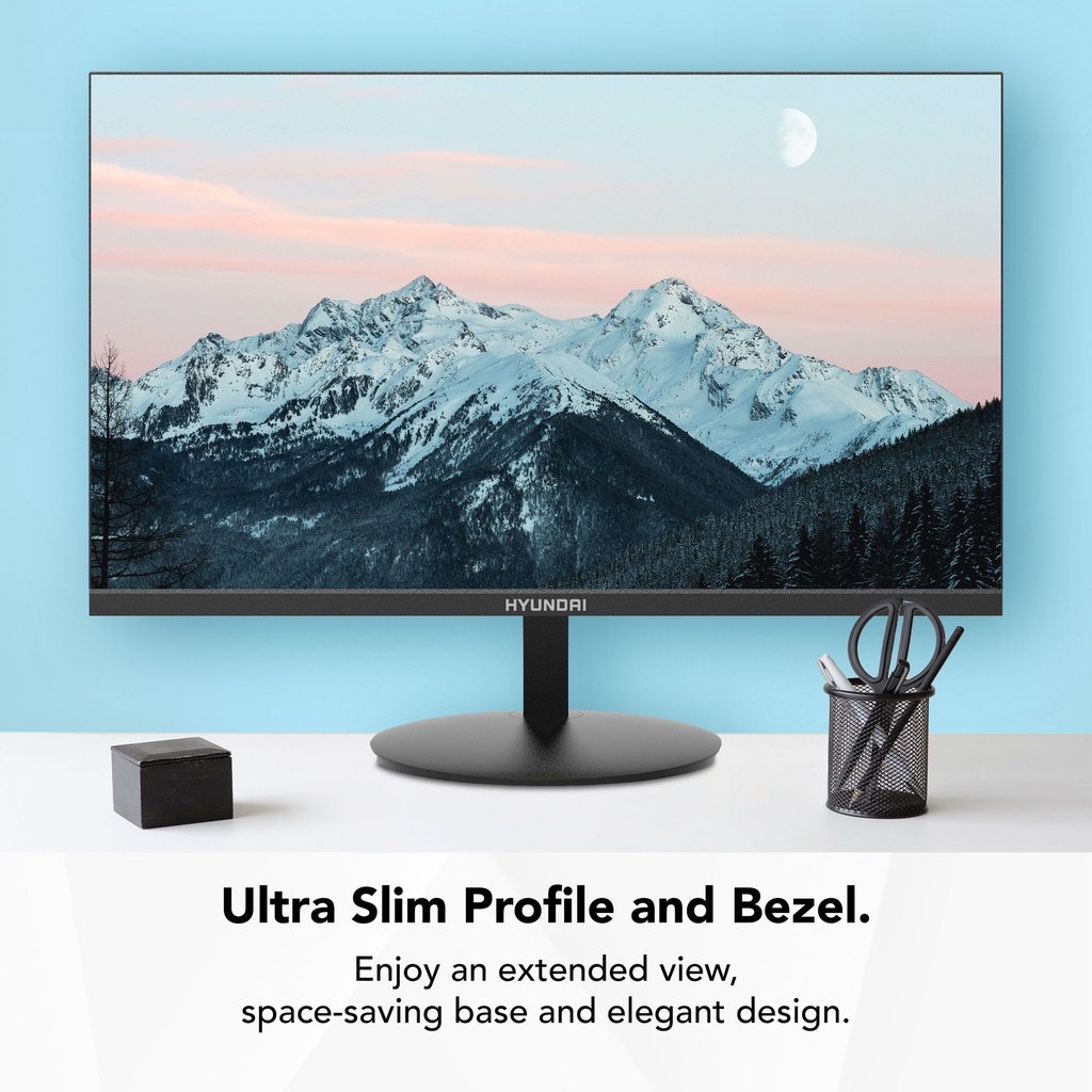Monitor Hyundai 24" FHD IPS, 75Hz, 24FGM HDMI, VGA, 2 Speakers - Black HT24FGMBK01 