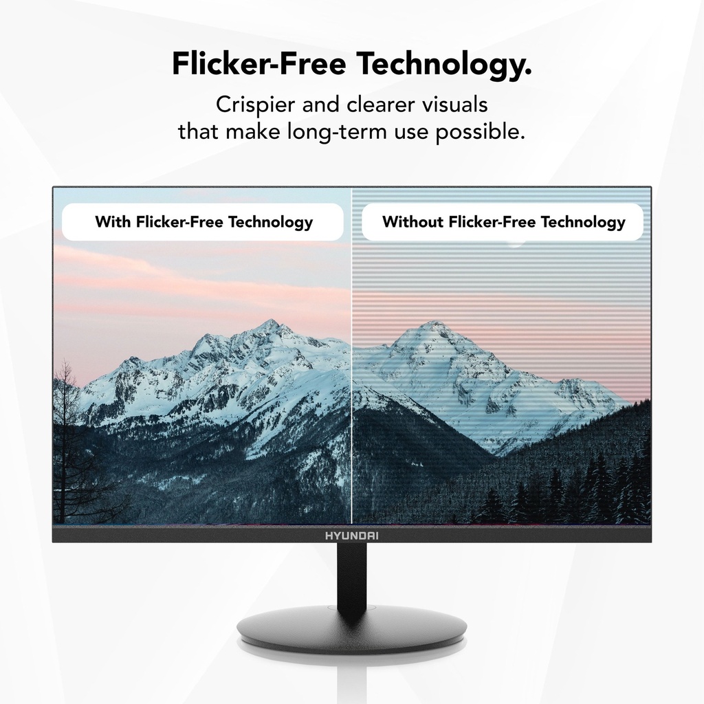 Monitor Hyundai 24" FHD IPS, 75Hz, 24FGM HDMI, VGA, 2 Speakers - Black HT24FGMBK01 