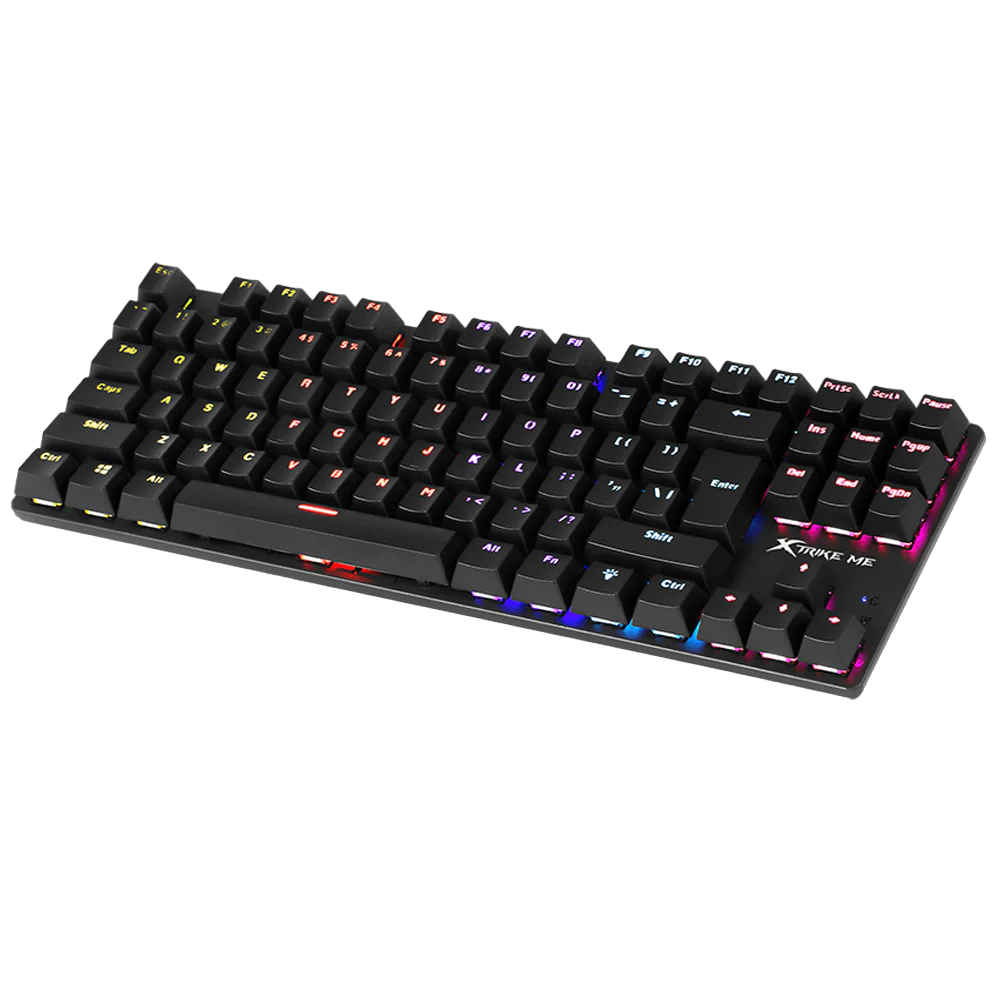 Teclado Mecánico XTRIME ME GK-986 80% USB - Switch Azul Raimbow