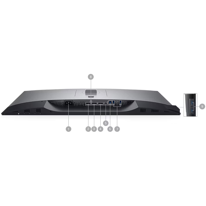 Monitor DELL U2719D 27" UltraSharp, QHD 2560x1440, 60Hz DisplayPort /HDMI Grado"A" / RF (Sin Caja)