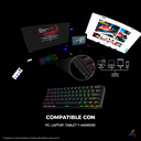 Teclado Redragon Draconic K530 PRO Black 60% RGB Mecanico inalámbrico K530RGB-PRO