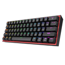 Teclado Mecánico Redragon K617 Fizz RGB negro