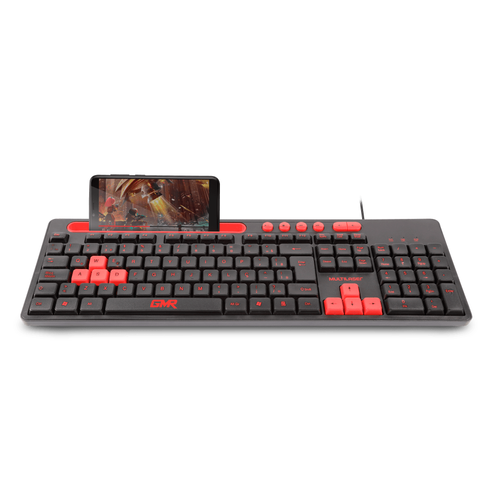 Teclado Gaming MultiLaser TC504 GK-120 Black USB