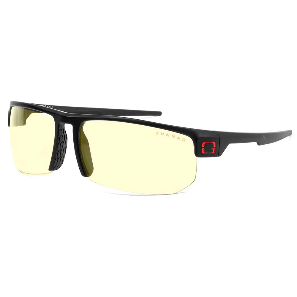 Gafas GUNNAR TORPEDO ONYX /A, Tinte Ambar, Ultra slim para compatibilidad con Headset, Panoramic view, 24 grams -TOR-00101