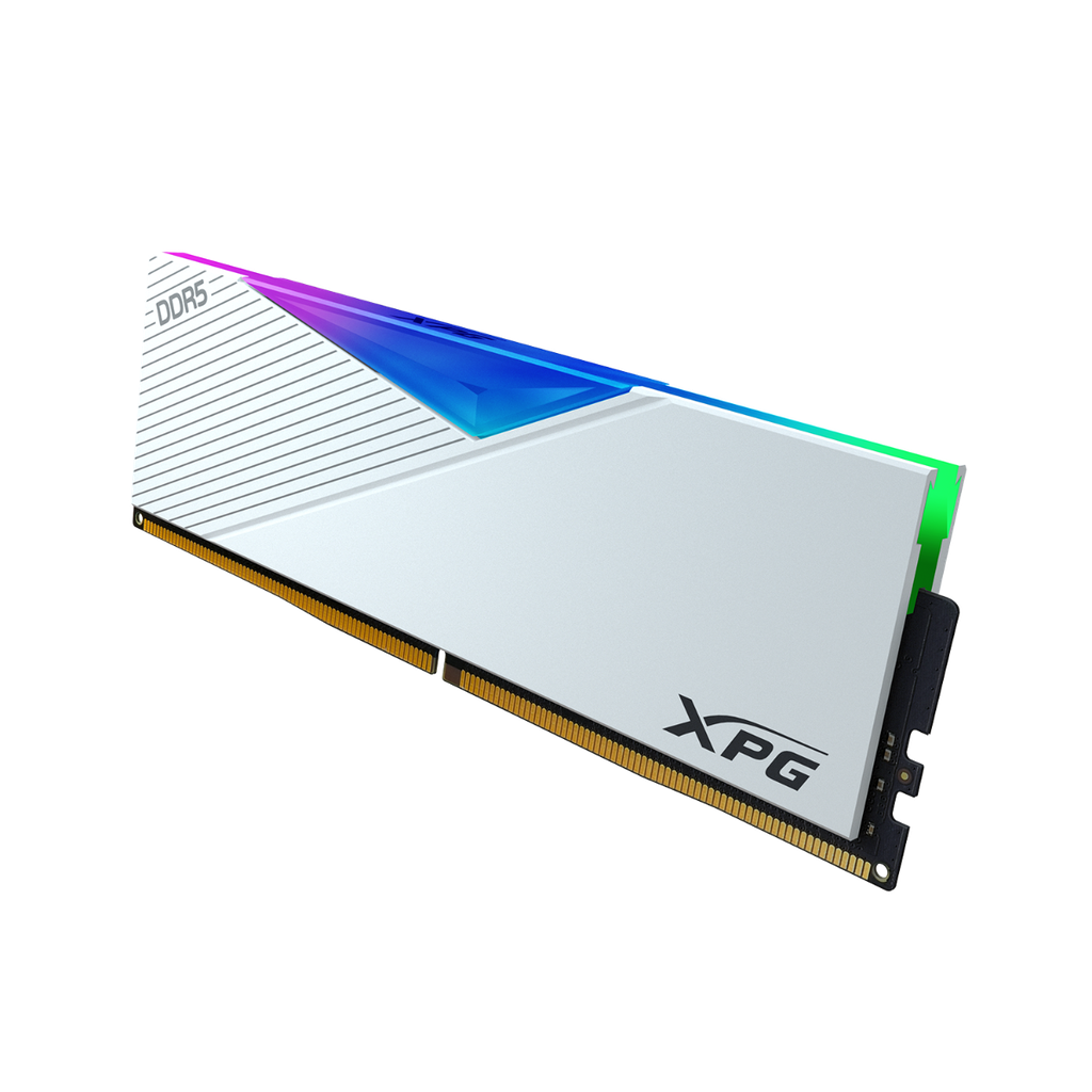 Memoria RAM XPG ADATA OC 16GB DDR5 LANCER RGB 5200MHZ AX5U5200C3816G- CLARWH