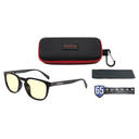 Gafas GUNNAR OAKLAND ONYX/A, Color lente Amber, Low Bridge Fit Compatible, Blocks harmful blue light and 100% UV - OAK-00101