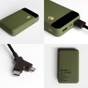 Cargador Externo POWERBANK Skullcandy Stash Fuel carga rápida de 10,000 mAh, pequeño y ligero, para iPhone, Android y otros dispositivos USB C, Micro USB, USB -S7PFZ-M003
