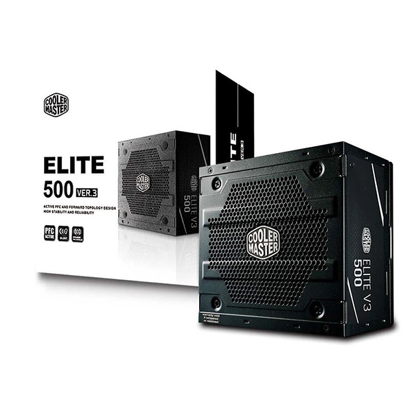 Fuente de Poder Cooler Master Elite V3 500W 80+ Bronze