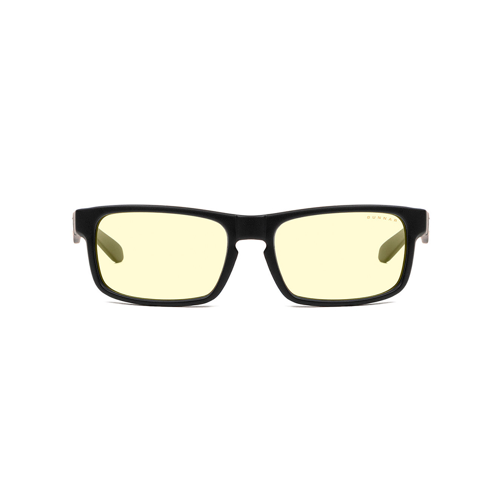 Gafas GUNNAR Enigma Onyx/a  100% UV light color lente AMBER Frame de Polymero, Anti-reflective lens coatings -ENI-00101