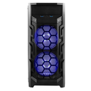 Case Antec GX202 Midtower ATX Black, Fan Blue