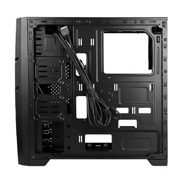 Case Antec GX202 Midtower ATX Black, Fan Blue