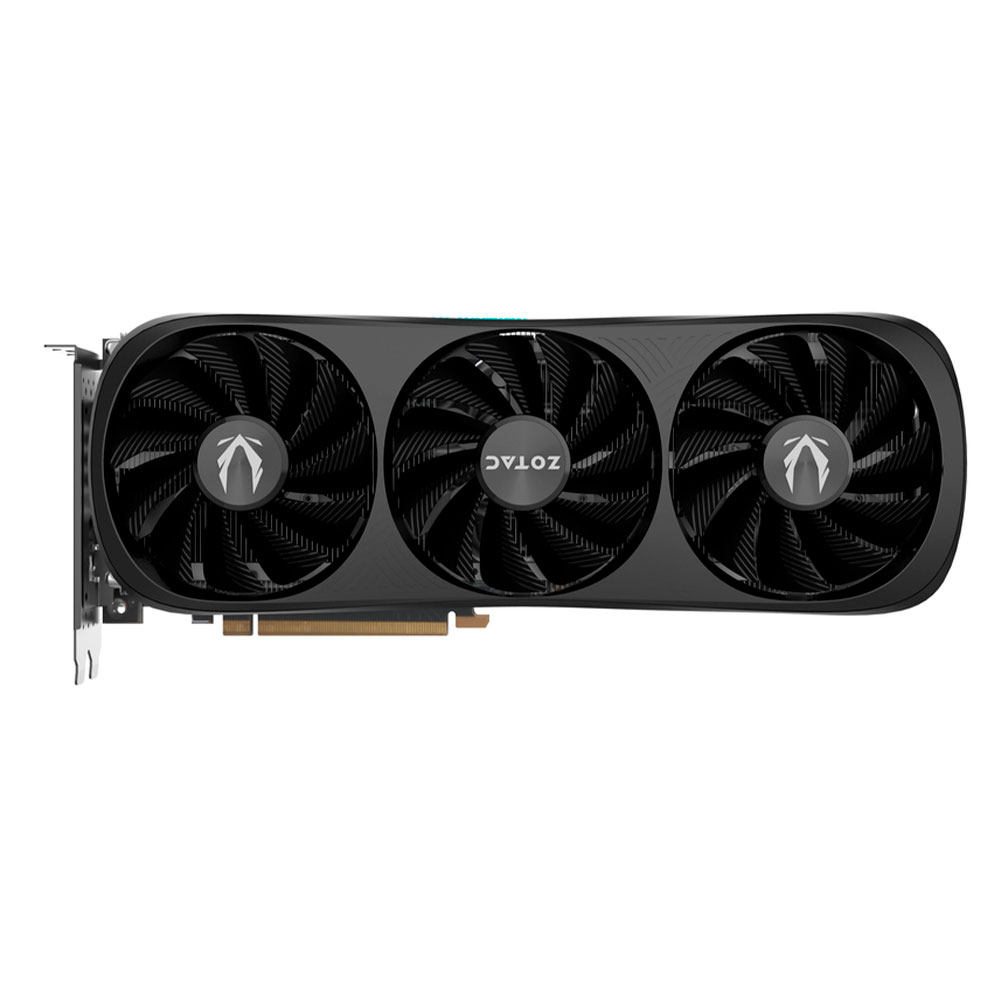 TARJETA DE VIDEO ZOTAC GAMING GEFORCE RTX 4070 Ti SUPER TRINITY BLACK ED 16GB GDDR6X, 256bit, 2610/21000, HDCP, Three DP, HDMI, Premium Pack ZT-D40730D-10P