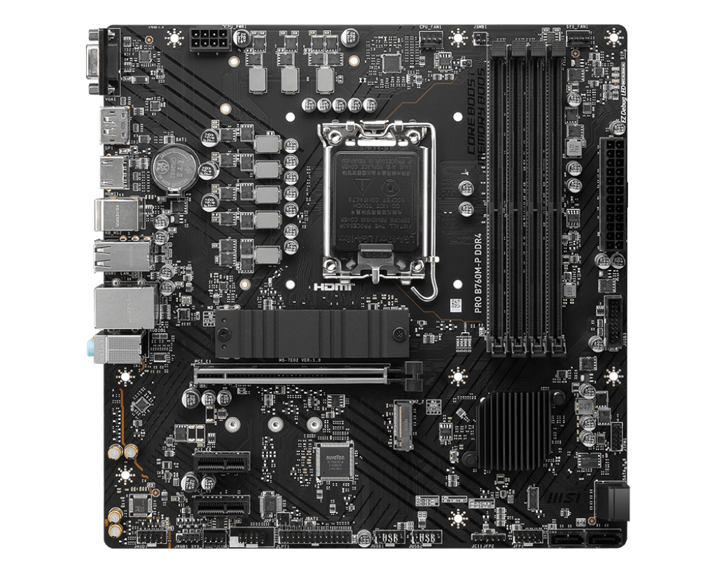 Motherboard MSI B760M-P Pro series DDR4 X4, LGA 1700