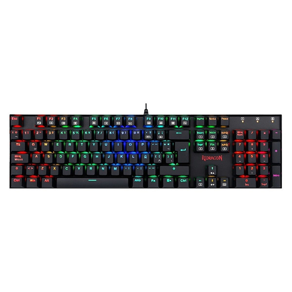 Teclado Redragon MITRA Black Mecánico Español K551RGB-01-SP