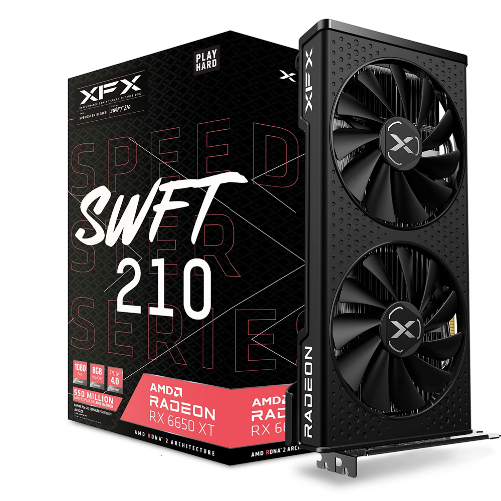 PC SWIFT Ryzen 5 5600, RX 6650 XT 8GB DDR6, 16GB DDR4, M.2 256GB, 750W 80+ Bronce