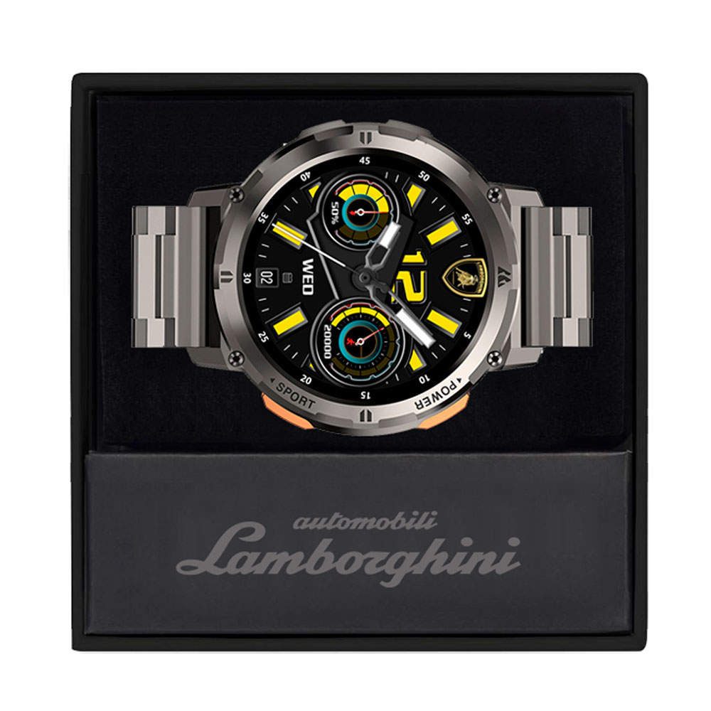 SmartWatch Lamborghini Aventador Cerchio Metal Reloj Inteligente LB-SWMETAL