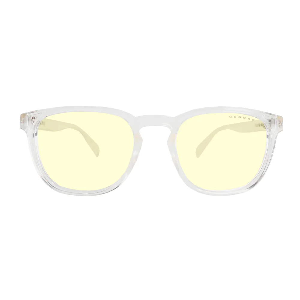 Gafas GUNNAR OAKLAND CRYSTAL/A GUNNAR, Frame Cristal Color Transparente, Peso: 22 gramos,  100% UV Block, - OAK-07601