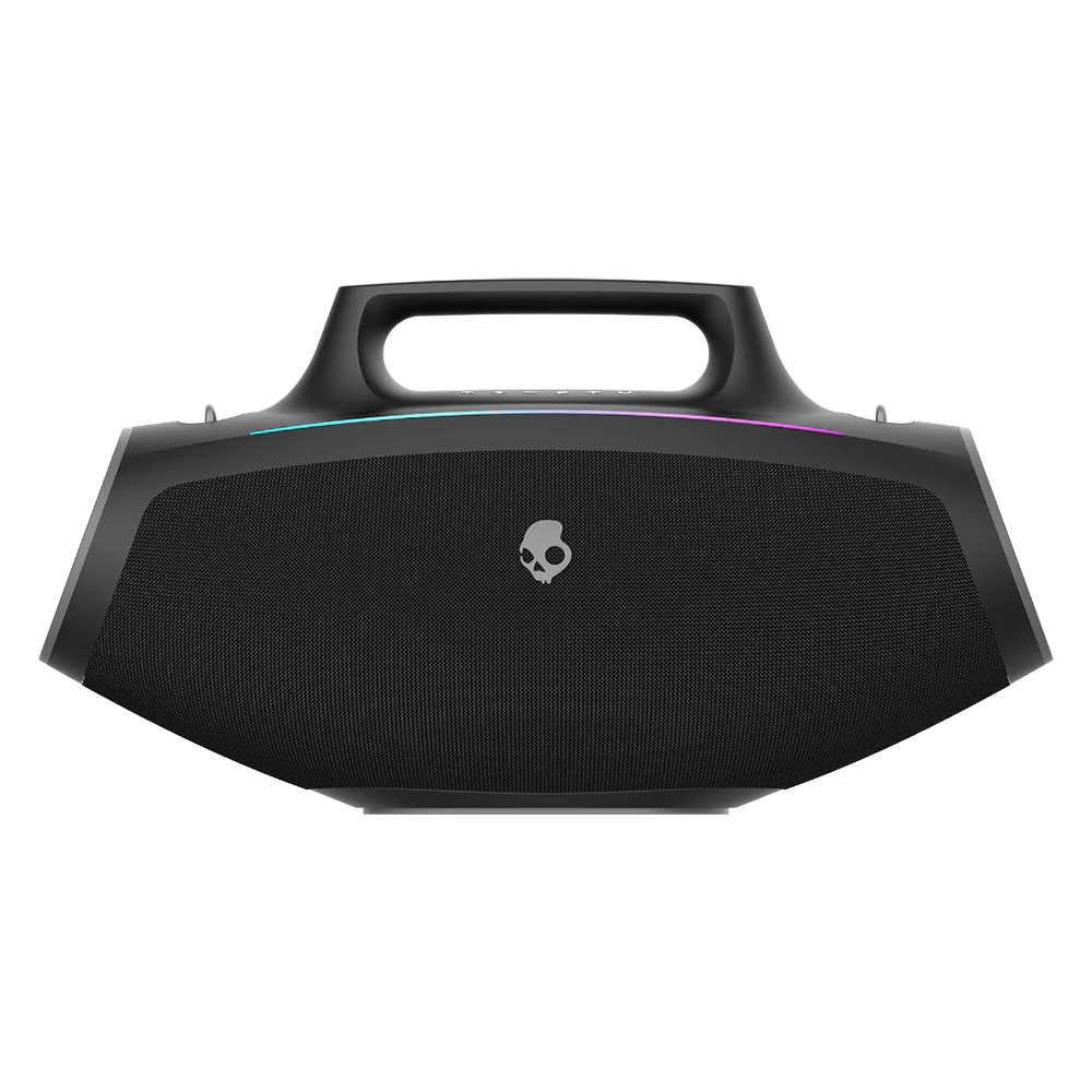 Bocina Skullcandy BARREL Negra Bluetooth 5.3, IPX5 Resistente al agua, 12Hrs, Barra LED, USB-C y USB-A, Multilink - 2SKSK1849B0L2