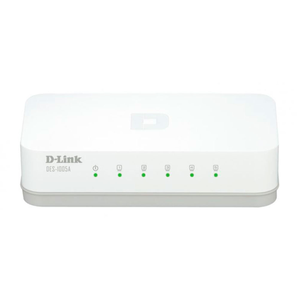 Switch D-LINK N-WAY 10/100Mps 5 puertos  DES-1005A