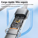 Cable de Carga USB-C A USB-C TOOCKI 100W PD100/ TXCTT1-ZX0