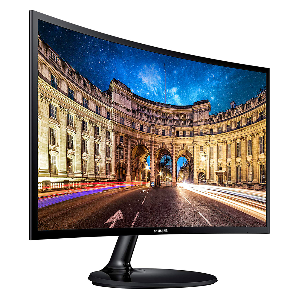 Monitor Samsung Curvo 24" CF390, Full HD, Panel VA, HDMI, 60Hz, LC24F390FHNX