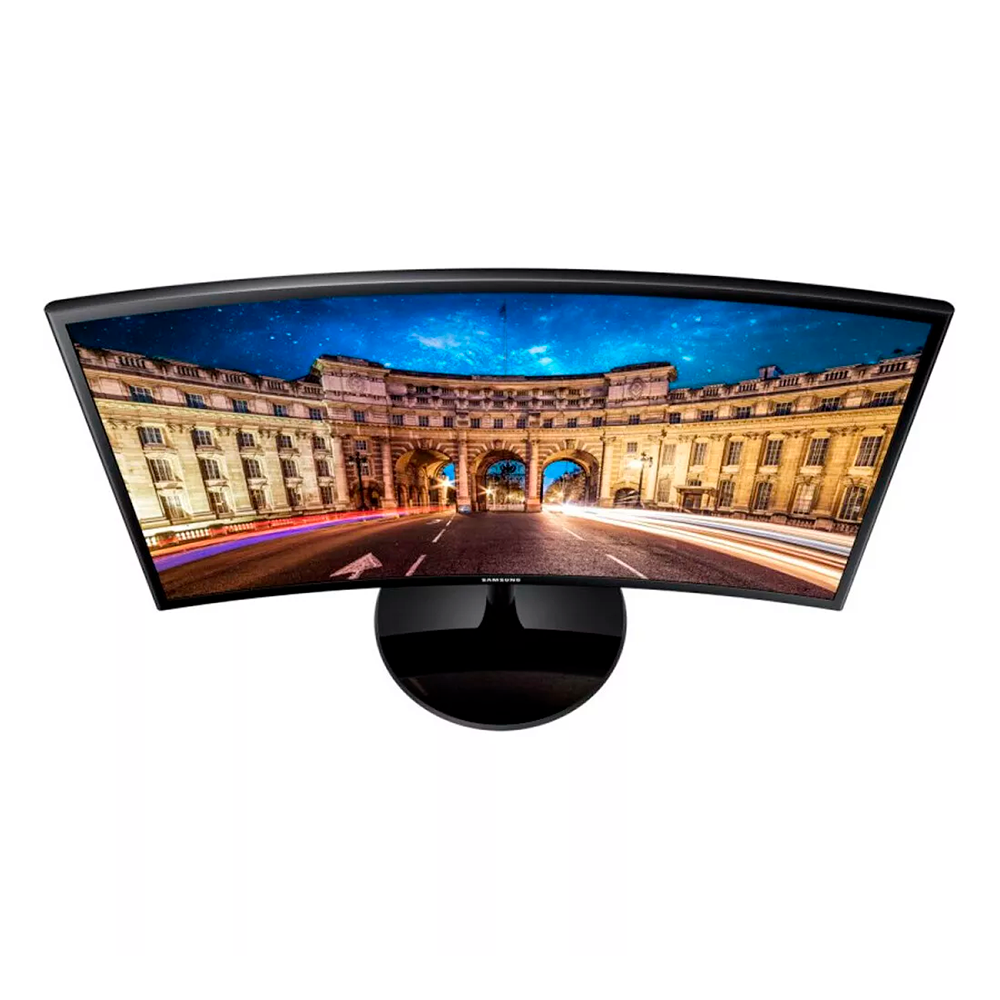 Monitor Samsung Curvo 24" CF390, Full HD, Panel VA, HDMI, 60Hz, LC24F390FHNX