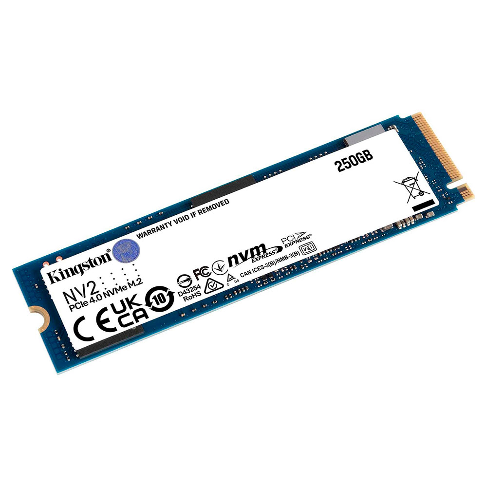 Kingston SSD NV2 250GB M.2 SSD NVMe PCIe Gen 4.0 SNV2S/250G