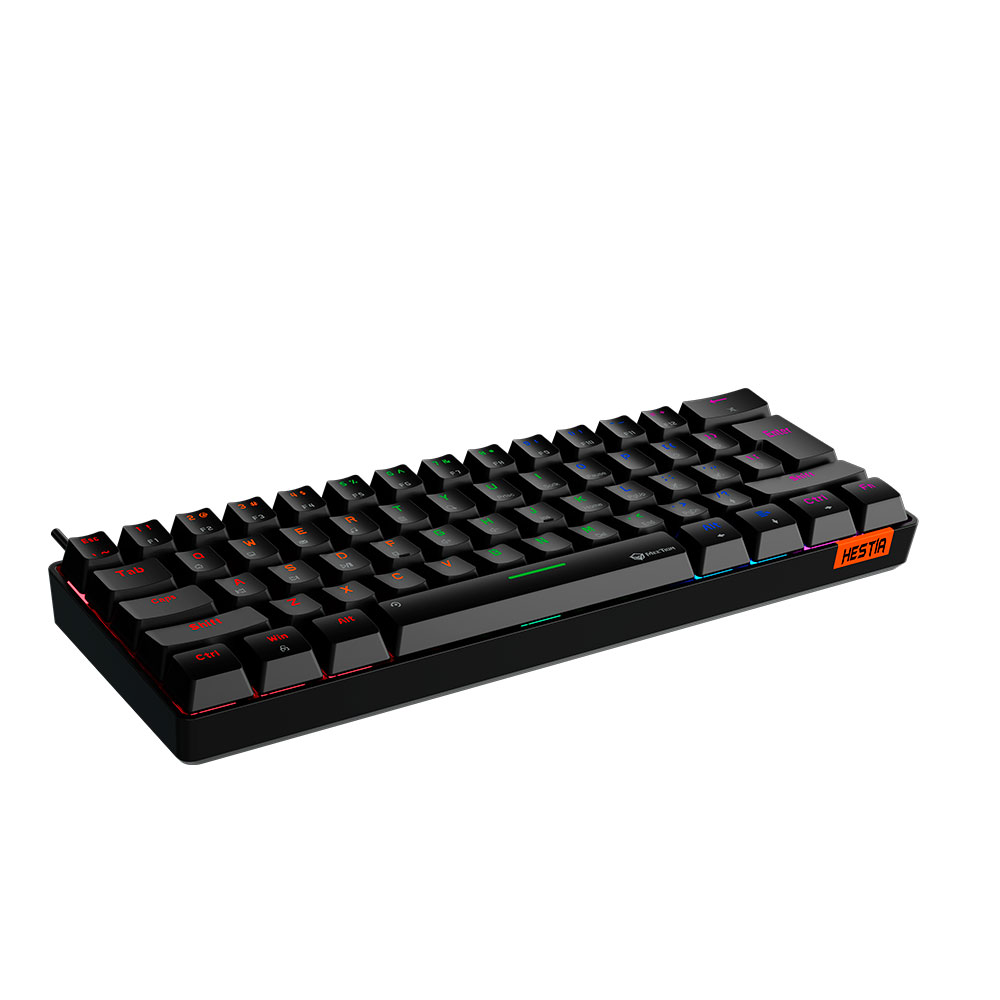 TECLADO MECANICO GAMING MEETION USB-C MK005 BLACK