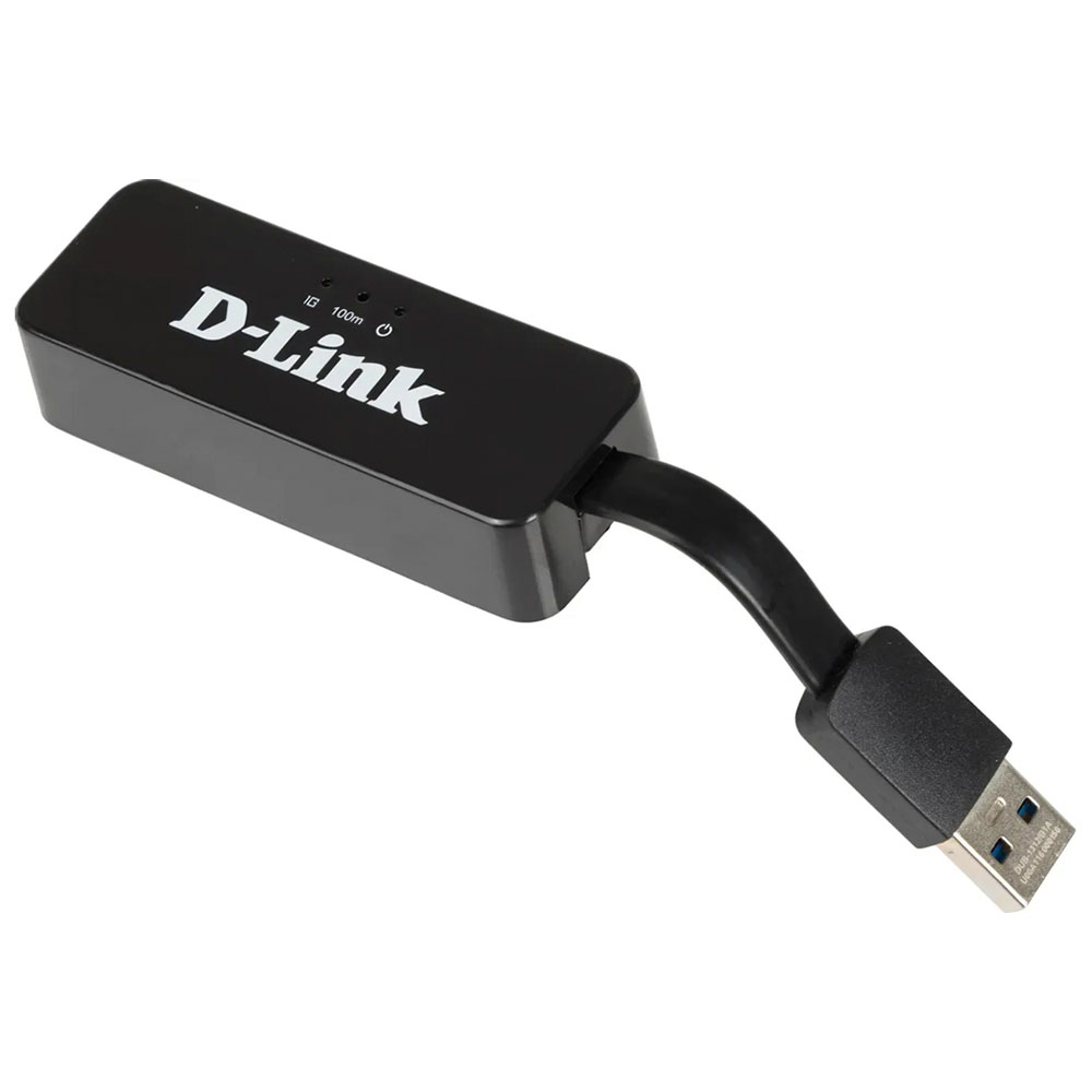 Tarjeta de red USB D-LINK, 10/100/1000, USB 3.0 a RJ45 LAN - DUB-1312