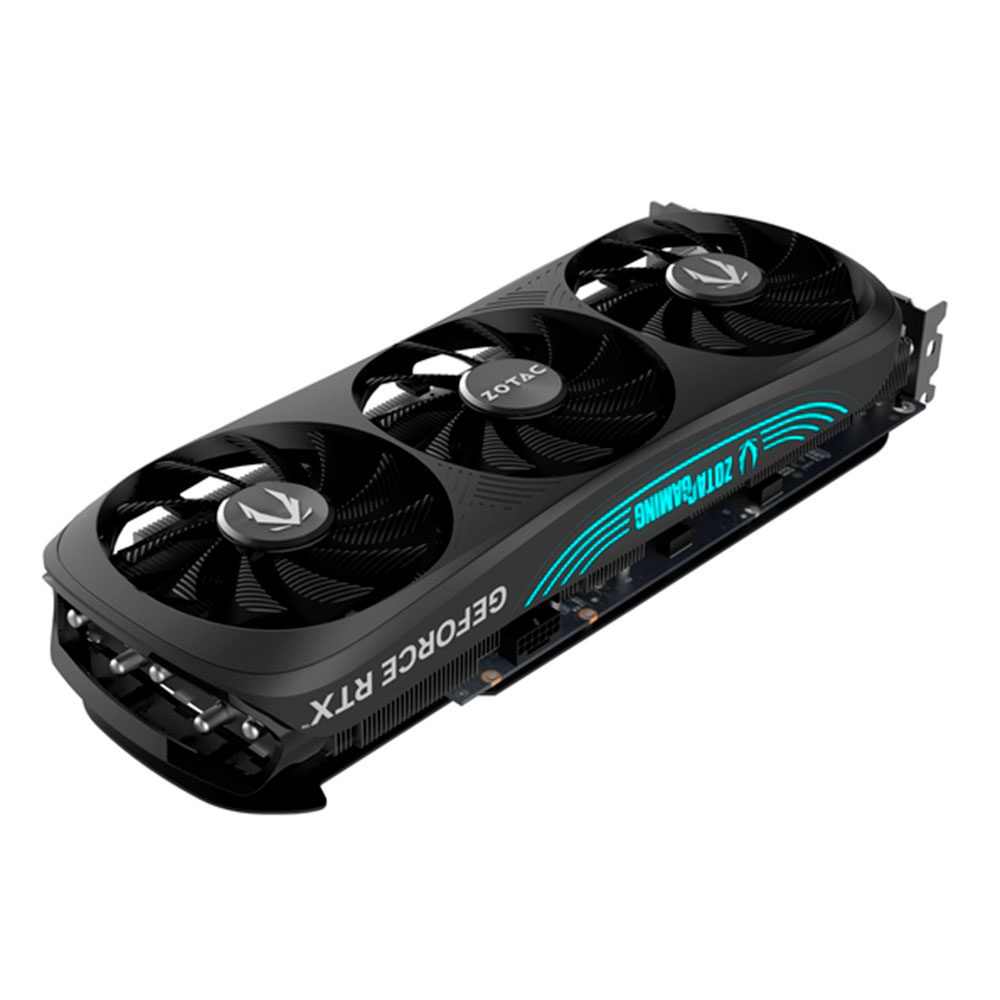 TARJETA DE VIDEO ZOTAC GAMING GEFORCE RTX 4070 Ti SUPER TRINITY BLACK ED 16GB GDDR6X, 256bit, 2610/21000, HDCP, Three DP, HDMI, Premium Pack ZT-D40730D-10P