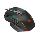 Mouse Redragon PERDICTION 4 RGB, M901-K-2, 12400Dpi 1000hz, 20 Botones, 19 programable + 5 profile, Ergo